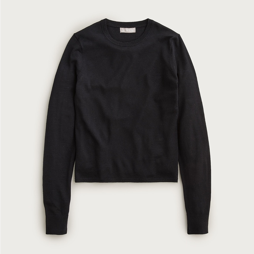 J Crew Carolyn fitted crewneck sweater in merino wool CB924 - Picture 2 of 4